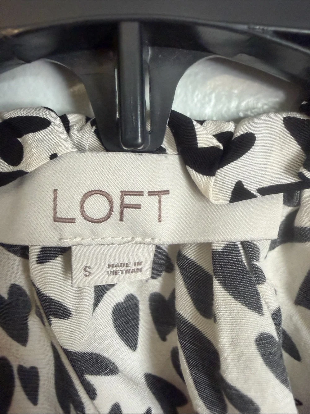 LOFT blouse black